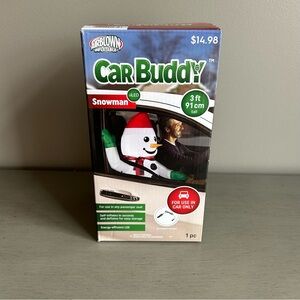 NEW Car Buddy Snowman Inflatable 3 ft LED Holiday Gag Gift Novelty Christmas